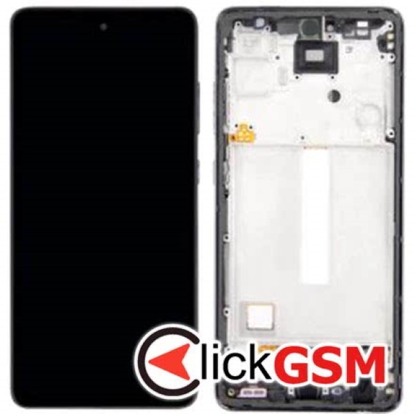 Piesa Piesa Display Original Cu Touchscreen Si Rama Alb Samsung Galaxy A52s 5g Pvl