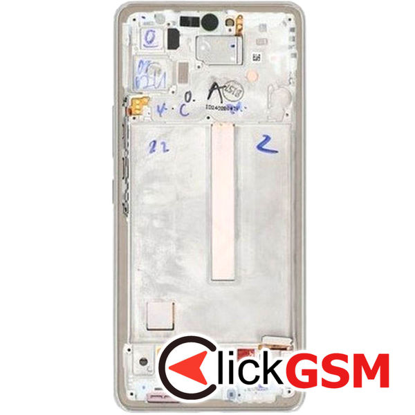 Piesa Display Original Cu Touchscreen Si Rama Alb Samsung Galaxy A53 5g 40kz