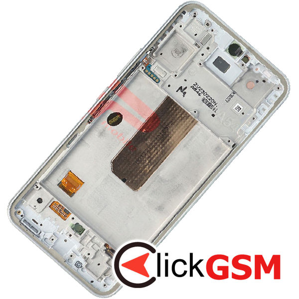 Piesa Display Original Cu Touchscreen Si Rama Alb Samsung Galaxy A54 5g 4laf