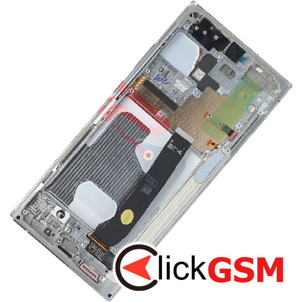 Piesa Piesa Display Original Cu Touchscreen Si Rama Alb Samsung Galaxy Note20 Ultra 4l3i