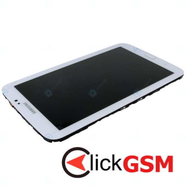 Piesa Piesa Display Original Cu Touchscreen Si Rama Alb Samsung Galaxy Tab 3 7.0 Sk1