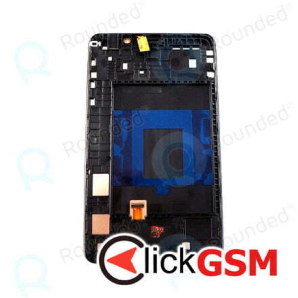 Piesa Piesa Display Original Cu Touchscreen Si Rama Alb Samsung Galaxy Tab 4 7.0 O47