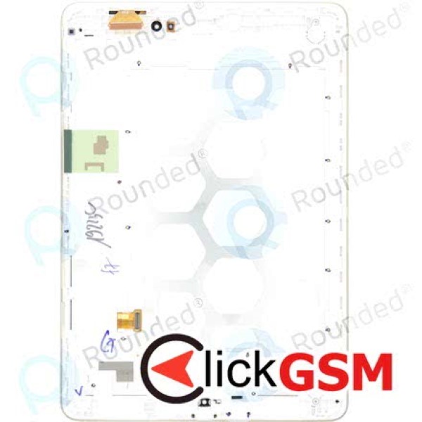 Piesa Piesa Display Original Cu Touchscreen Si Rama Alb Samsung Galaxy Tab A 9.7 65n