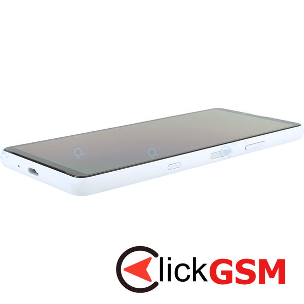 Piesa Piesa Display Original Cu Touchscreen Si Rama Alb Sony Xperia 10 Iii Lpl