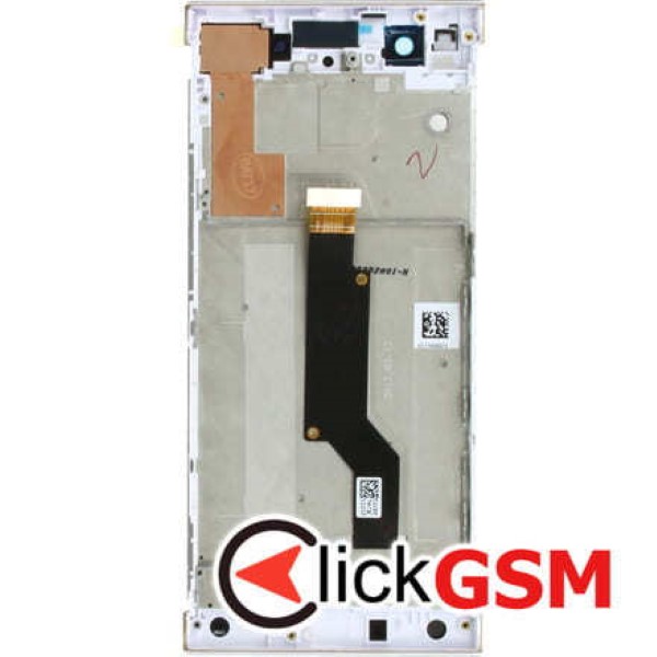 Piesa Display Original Cu Touchscreen Si Rama Alb Sony Xperia Xa1 15o8