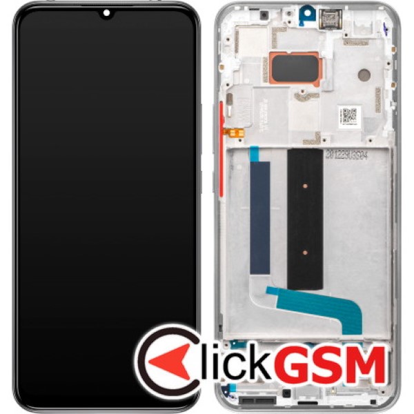 Piesa Piesa Display Original Cu Touchscreen Si Rama Alb Xiaomi Mi 10 Lite 5g 1ehs