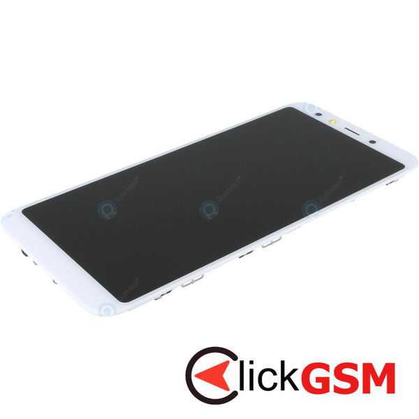 Piesa Display Original Cu Touchscreen Si Rama Alb Xiaomi Mi A2 3k6z