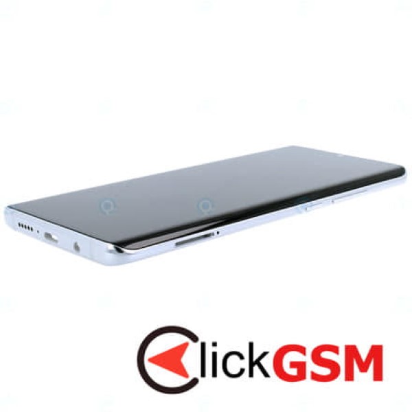 Piesa Piesa Display Original Cu Touchscreen Si Rama Alb Xiaomi Mi Note 10 Lite Wgd