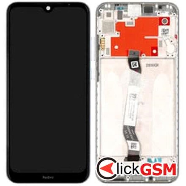 Piesa Piesa Display Original Cu Touchscreen Si Rama Alb Xiaomi Redmi Note 8t 1hwe