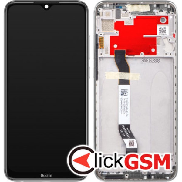 Piesa Piesa Display Original Cu Touchscreen Si Rama Alb Xiaomi Redmi Note 8t 3dzp