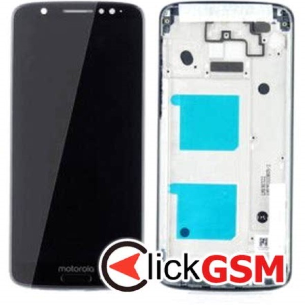 Piesa Display Original Cu Touchscreen Si Rama Albastru Motorola Moto G6 T7r