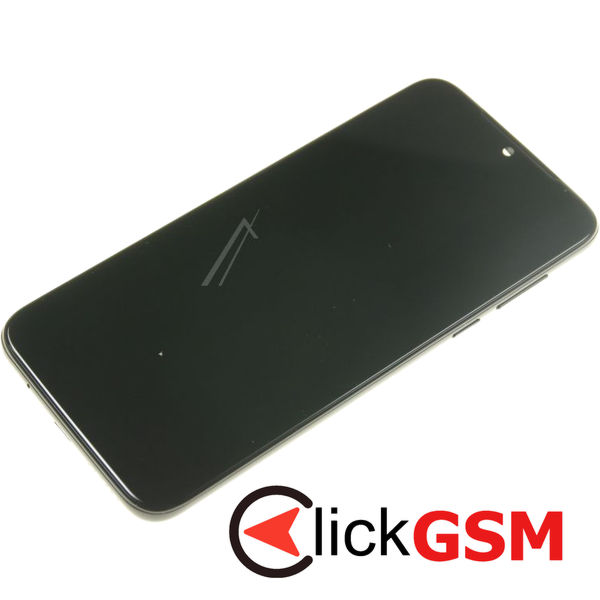 Piesa Display Original Cu Touchscreen Si Rama Albastru Motorola Moto G8 Plus 71k