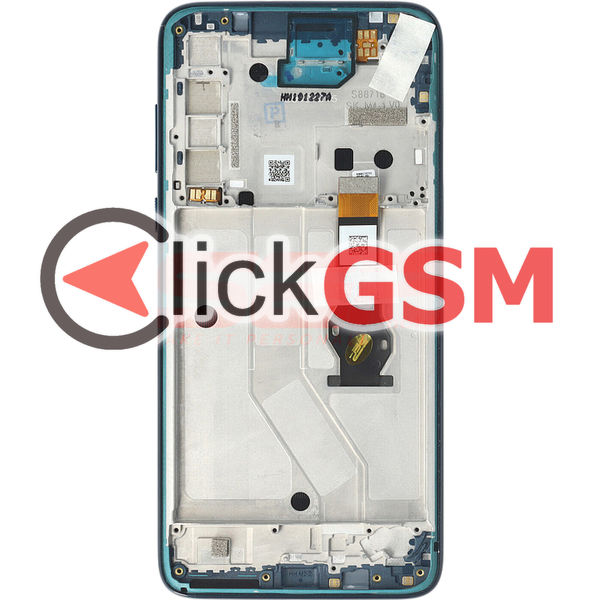 Piesa Display Original Cu Touchscreen Si Rama Albastru Motorola Moto G8 Power 4l2f