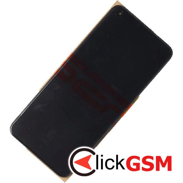 Piesa Display Original Cu Touchscreen Si Rama Albastru Realme 7 5g 4l87