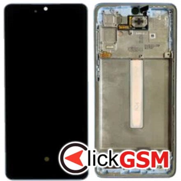 Piesa Display Original Cu Touchscreen Si Rama Albastru Samsung Galaxy A33 5g 1jo4