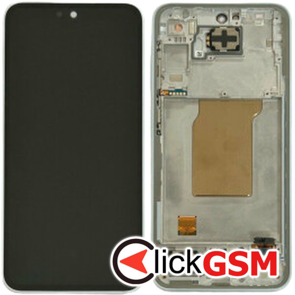 Piesa Piesa Display Original Cu Touchscreen Si Rama Albastru Samsung Galaxy A35 D54