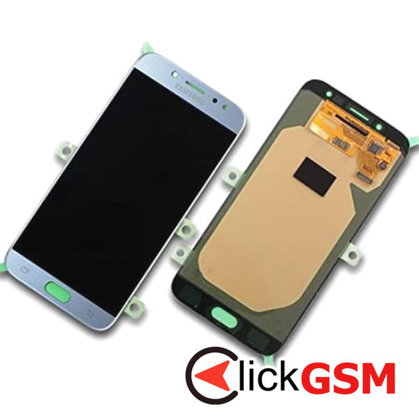 Piesa Piesa Display Original Cu Touchscreen Si Rama Albastru Samsung Galaxy J7 2017 2dk3