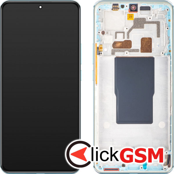 Piesa Display Original Cu Touchscreen Si Rama Albastru Xiaomi 12t Pro 2xjq