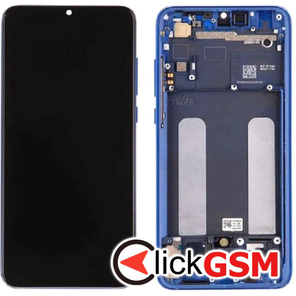 Piesa Piesa Display Original Cu Touchscreen Si Rama Albastru Xiaomi Mi 9 Lite 3hd6