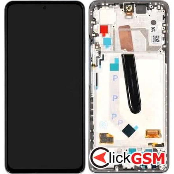 Piesa Display Original Cu Touchscreen Si Rama Albastru Xiaomi Poco F3 1jtd