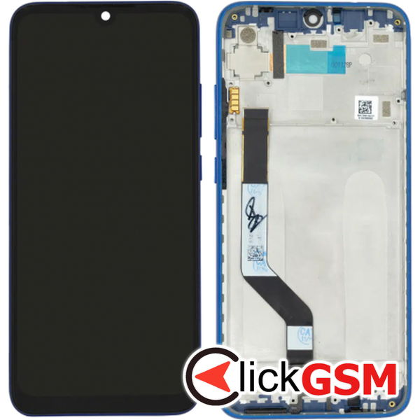 Piesa Piesa Display Original Cu Touchscreen Si Rama Albastru Xiaomi Redmi 7 2yij