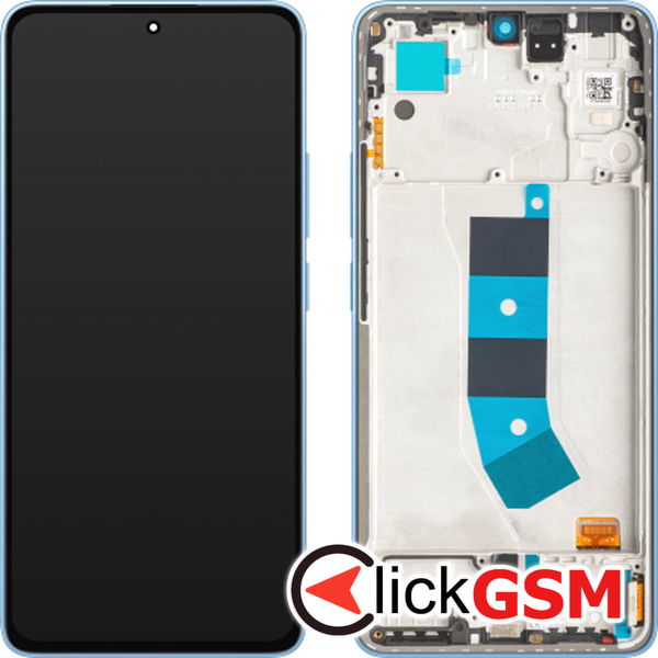 Piesa Display Original Cu Touchscreen Si Rama Albastru Xiaomi Redmi Note 13 4g 4hil