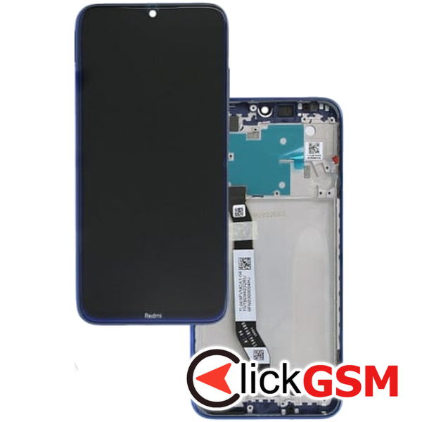 Piesa Piesa Display Original Cu Touchscreen Si Rama Albastru Xiaomi Redmi Note 8 2djp