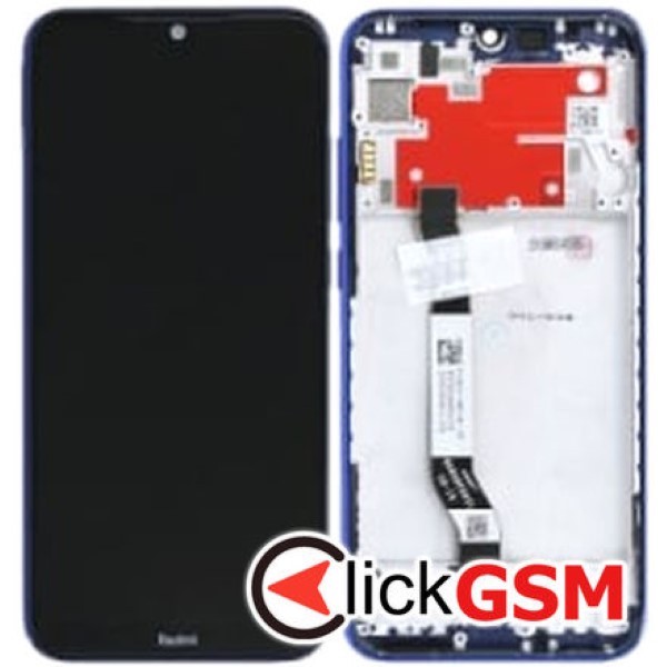 Piesa Piesa Display Original Cu Touchscreen Si Rama Albastru Xiaomi Redmi Note 8t 3dne