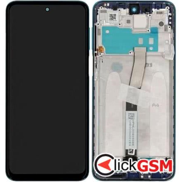 Piesa Display Original Cu Touchscreen Si Rama Albastru Xiaomi Redmi Note 9 Pro 1f7o