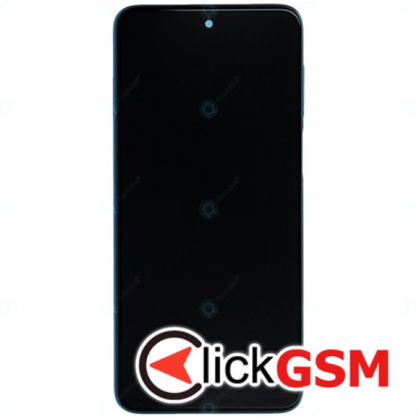 Piesa Piesa Display Original Cu Touchscreen Si Rama Albastru Xiaomi Redmi Note 9s Tdl