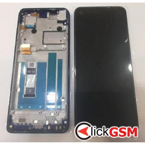 Piesa Display Original Cu Touchscreen Si Rama Albatsru Motorola One Vision 31ob