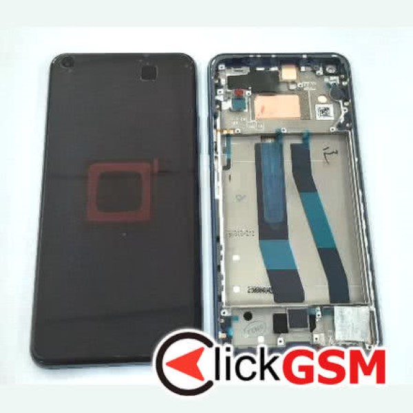 Piesa Display Original Cu Touchscreen Si Rama Albatsru Xiaomi 11 Lite 5g Ne 37wc