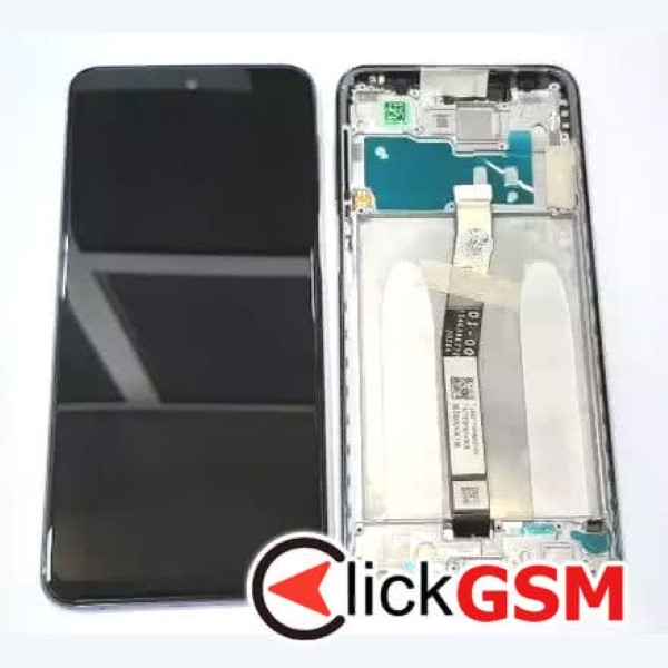 Piesa Piesa Display Original Cu Touchscreen Si Rama Albatsru Xiaomi Redmi Note 9s 3cn1