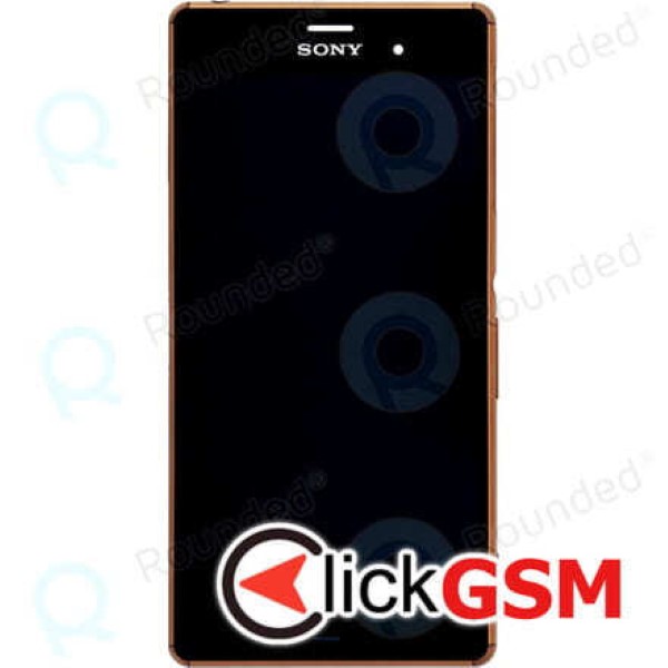 Piesa Display Original Cu Touchscreen Si Rama Aramiu Sony Xperia Z3 12m7