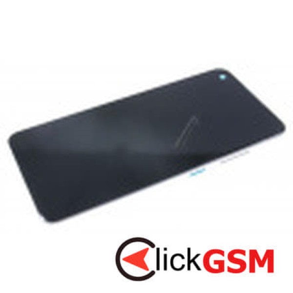 Piesa Piesa Display Original Cu Touchscreen Si Rama Argintiu Asus Zenfone 8 13bo