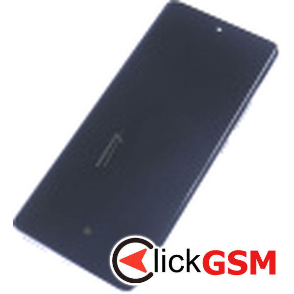 Piesa Piesa Display Original Cu Touchscreen Si Rama Argintiu Oppo Reno10 1vq0