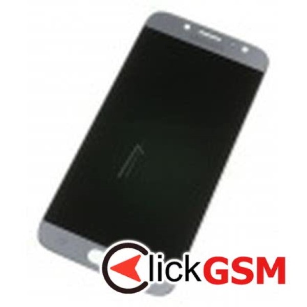 Piesa Piesa Display Original Cu Touchscreen Si Rama Argintiu Samsung Galaxy J7 2017 70h