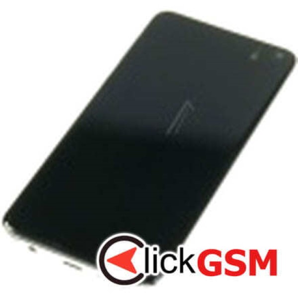 Piesa Display Original Cu Touchscreen Si Rama Argintiu Samsung Galaxy S10e 71d