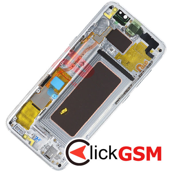 Piesa Piesa Display Original Cu Touchscreen Si Rama Argintiu Samsung Galaxy S8 4iho