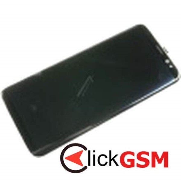 Piesa Piesa Display Original Cu Touchscreen Si Rama Argintiu Samsung Galaxy S8 67h