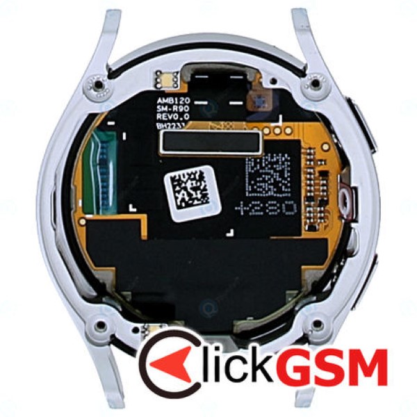 Piesa Piesa Display Original Cu Touchscreen Si Rama Argintiu Samsung Galaxy Watch 5 40mm 28pt