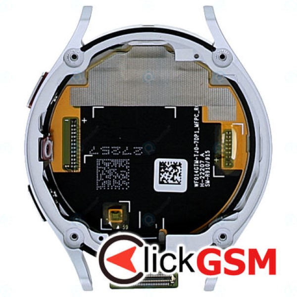 Piesa Piesa Display Original Cu Touchscreen Si Rama Argintiu Samsung Galaxy Watch 5 44mm 28pp