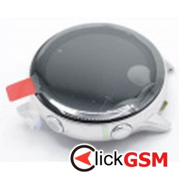 Piesa Piesa Display Original Cu Touchscreen Si Rama Argintiu Samsung Galaxy Watch Active 12iu