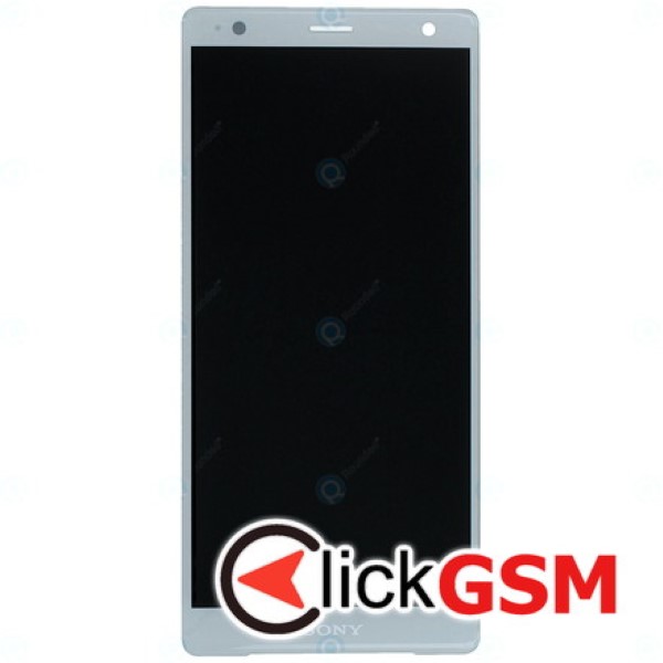 Piesa Piesa Display Original Cu Touchscreen Si Rama Argintiu Sony Xperia Xz2 Yzf