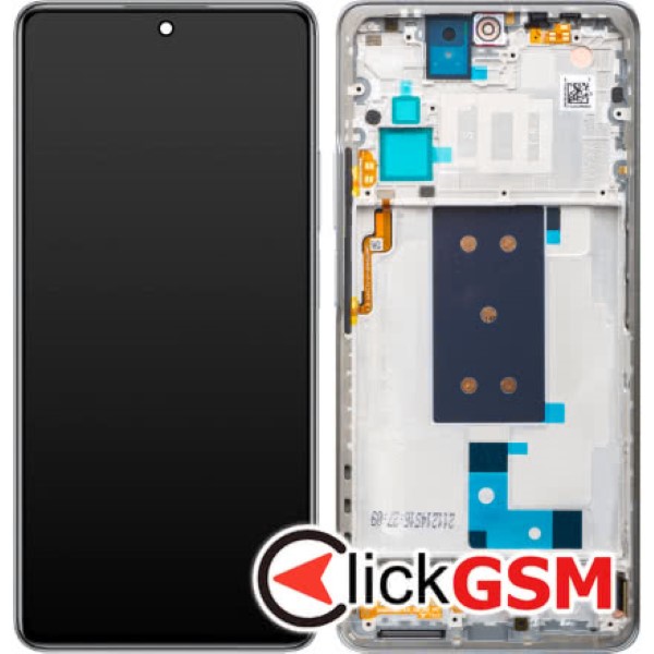 Piesa Piesa Display Original Cu Touchscreen Si Rama Argintiu Xiaomi 11t 3iw1