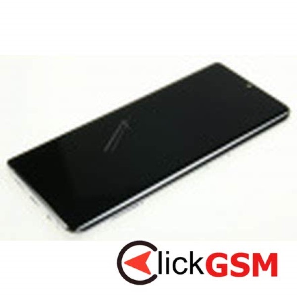 Piesa Piesa Display Original Cu Touchscreen Si Rama Argintiu Xiaomi Mi Note 10 6v9