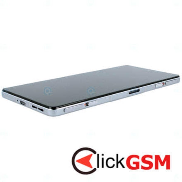 Piesa Display Original Cu Touchscreen Si Rama Argintiu Xiaomi Poco F4 Gt 1nxk