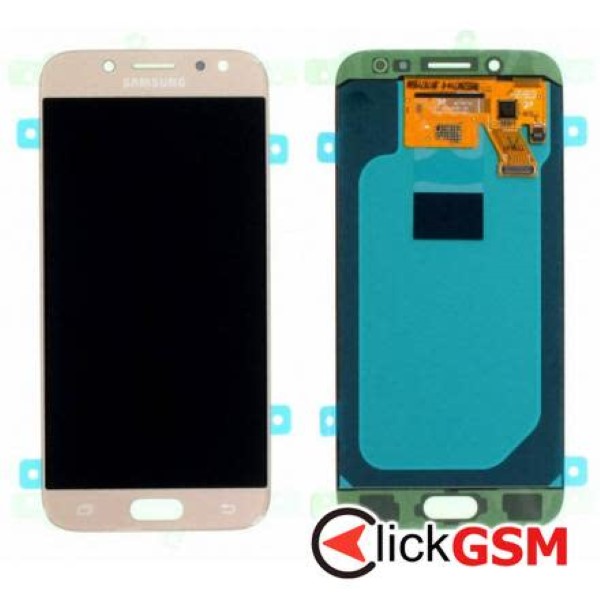 Piesa Piesa Display Original Cu Touchscreen Si Rama Auriu Samsung Galaxy J5 2017 2wmg