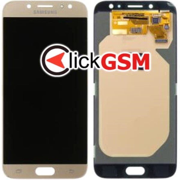 Piesa Piesa Display Original Cu Touchscreen Si Rama Auriu Samsung Galaxy J7 2017 1a5v