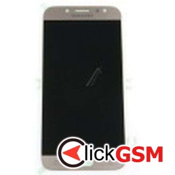 Piesa Display Original Cu Touchscreen Si Rama Auriu Samsung Galaxy J7 2017 Teo